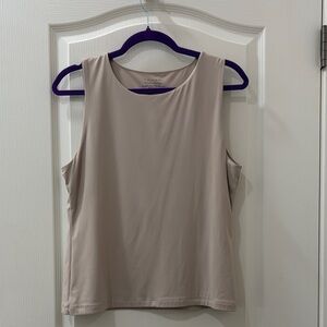 Tahari Neutral modern essentials Tank Top - nude